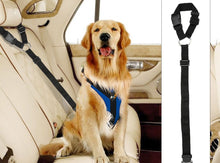 Load image into Gallery viewer, Dog Car Seat Belt Harness Leash Travel Clip Strap Lead
