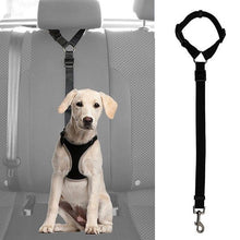 Load image into Gallery viewer, Dog Car Seat Belt Harness Leash Travel Clip Strap Lead
