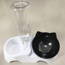 Load image into Gallery viewer, Double Pet Bowls  For Food And  Water with Auto Water Dispenser
