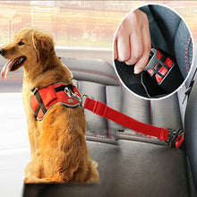 Load image into Gallery viewer, Car Seatbelt Harness Lead Clip Pet Dog Safety Lever
